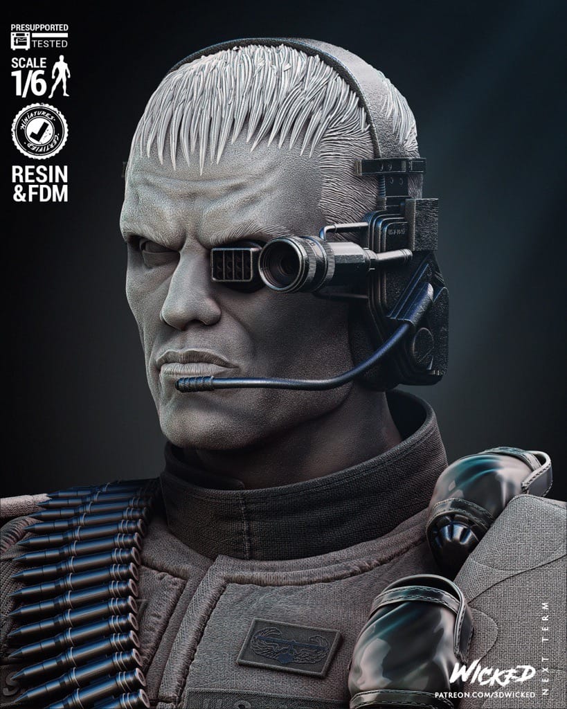 P站图纸印象馆 3DWicked 再造战士 安德鲁·斯科特 3DWicked 再造战士 安德鲁·斯科特