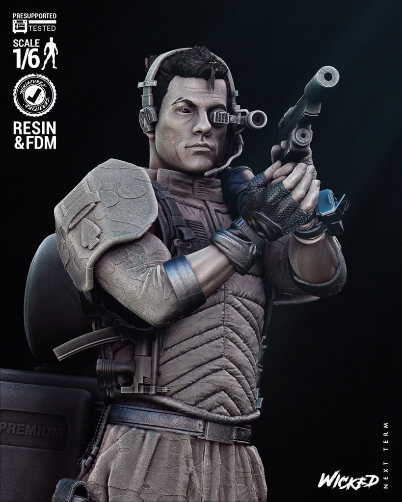 P站图纸印象馆 3DWicked 再造战士 吕克·德弗罗 3DWicked 再造战士 吕克·德弗罗