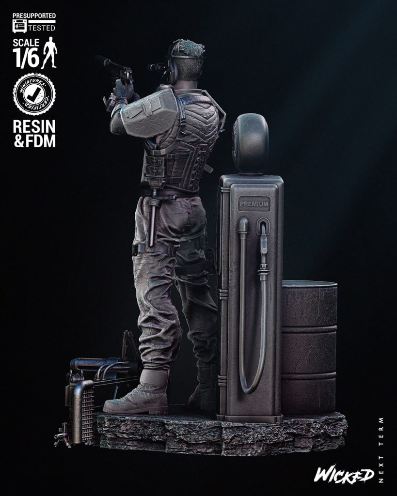 P站图纸印象馆 3DWicked 再造战士 吕克·德弗罗 3DWicked 再造战士 吕克·德弗罗