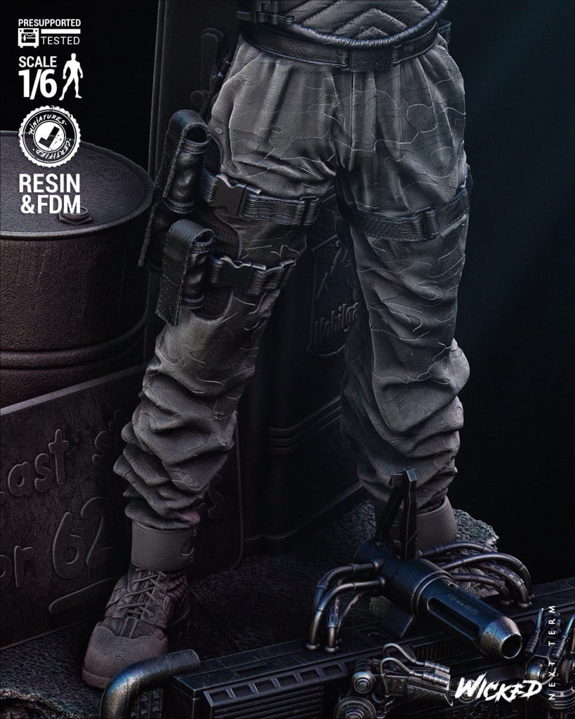 P站图纸印象馆 3DWicked 再造战士 吕克·德弗罗 3DWicked 再造战士 吕克·德弗罗