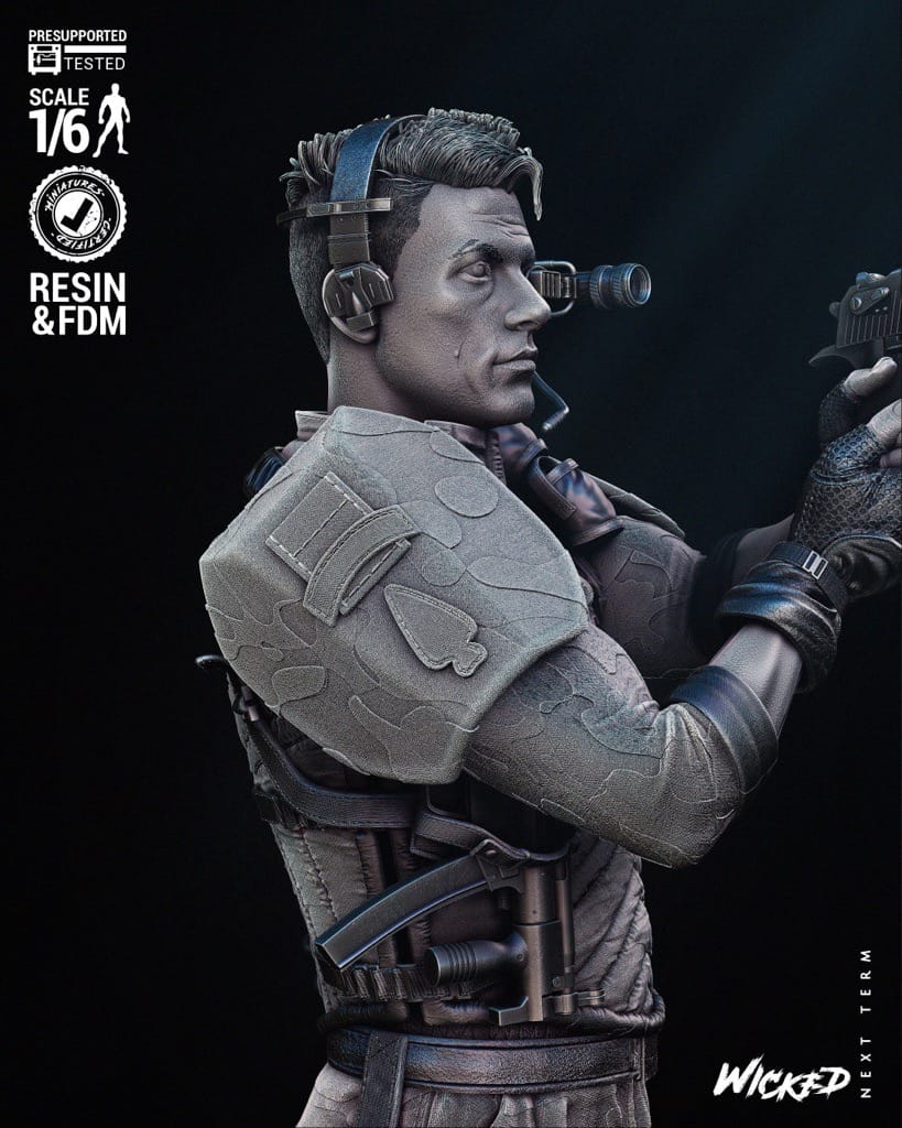 P站图纸印象馆 3DWicked 再造战士 吕克·德弗罗 3DWicked 再造战士 吕克·德弗罗