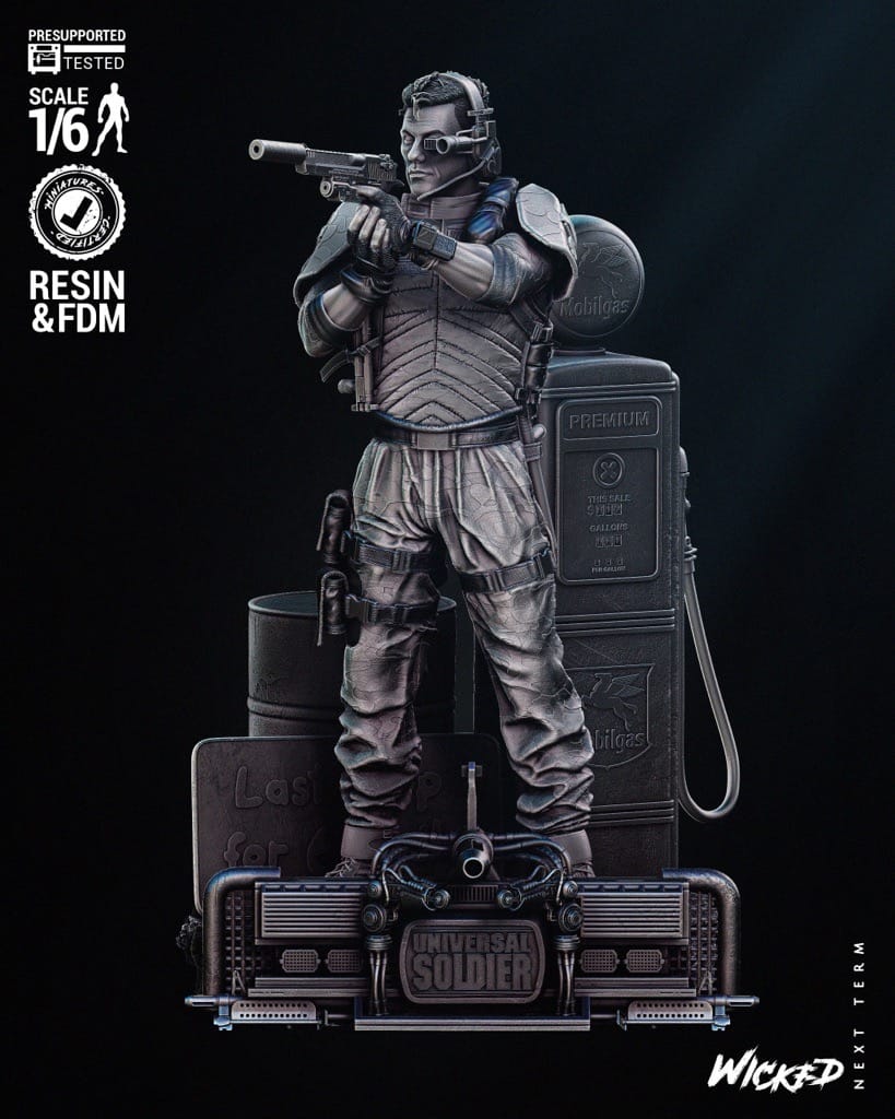 P站图纸印象馆 3DWicked 再造战士 吕克·德弗罗 3DWicked 再造战士 吕克·德弗罗