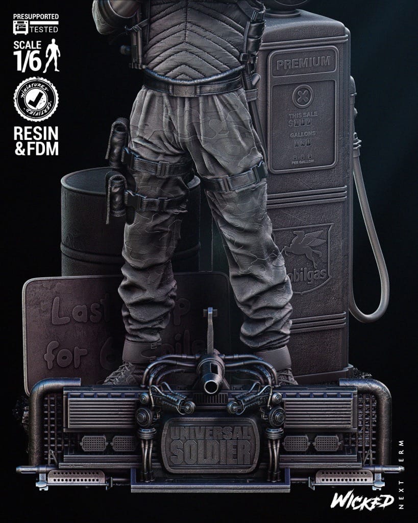 P站图纸印象馆 3DWicked 再造战士 吕克·德弗罗 3DWicked 再造战士 吕克·德弗罗