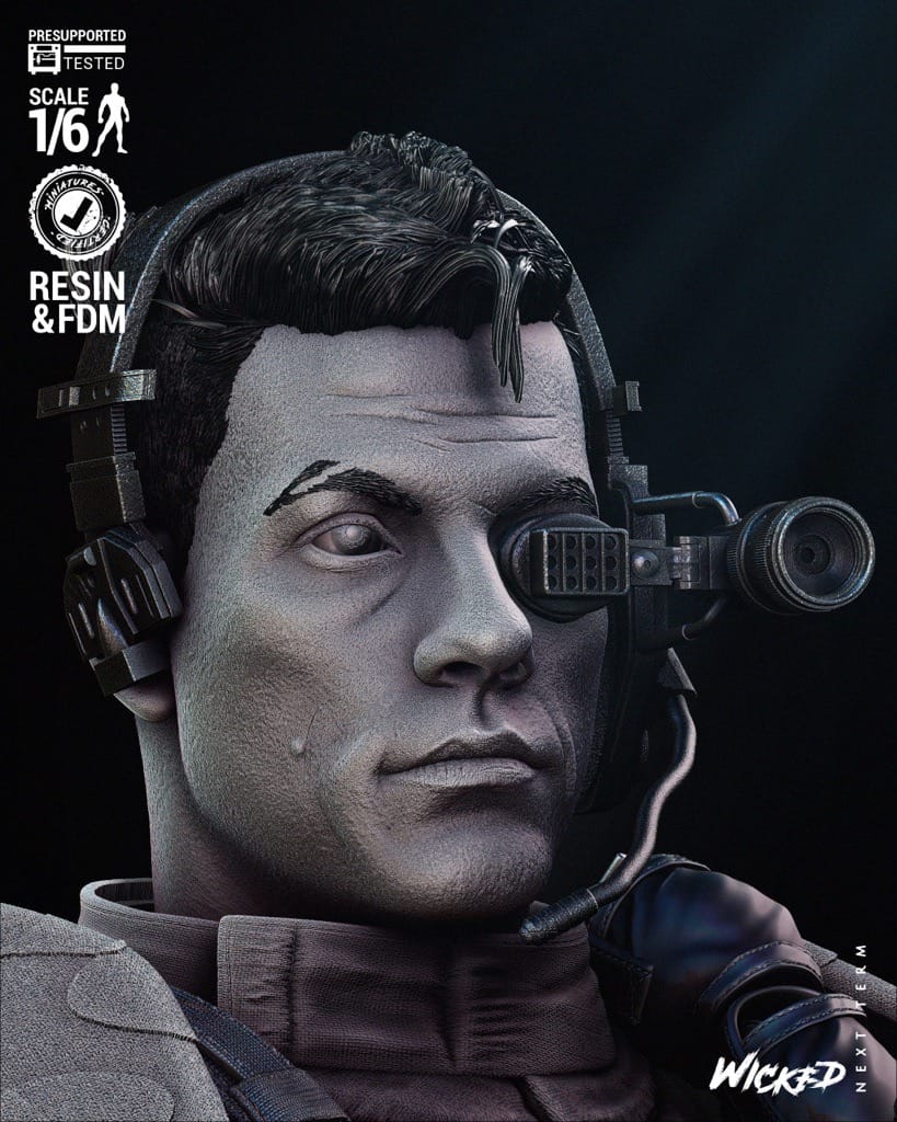 P站图纸印象馆 3DWicked 再造战士 吕克·德弗罗 3DWicked 再造战士 吕克·德弗罗