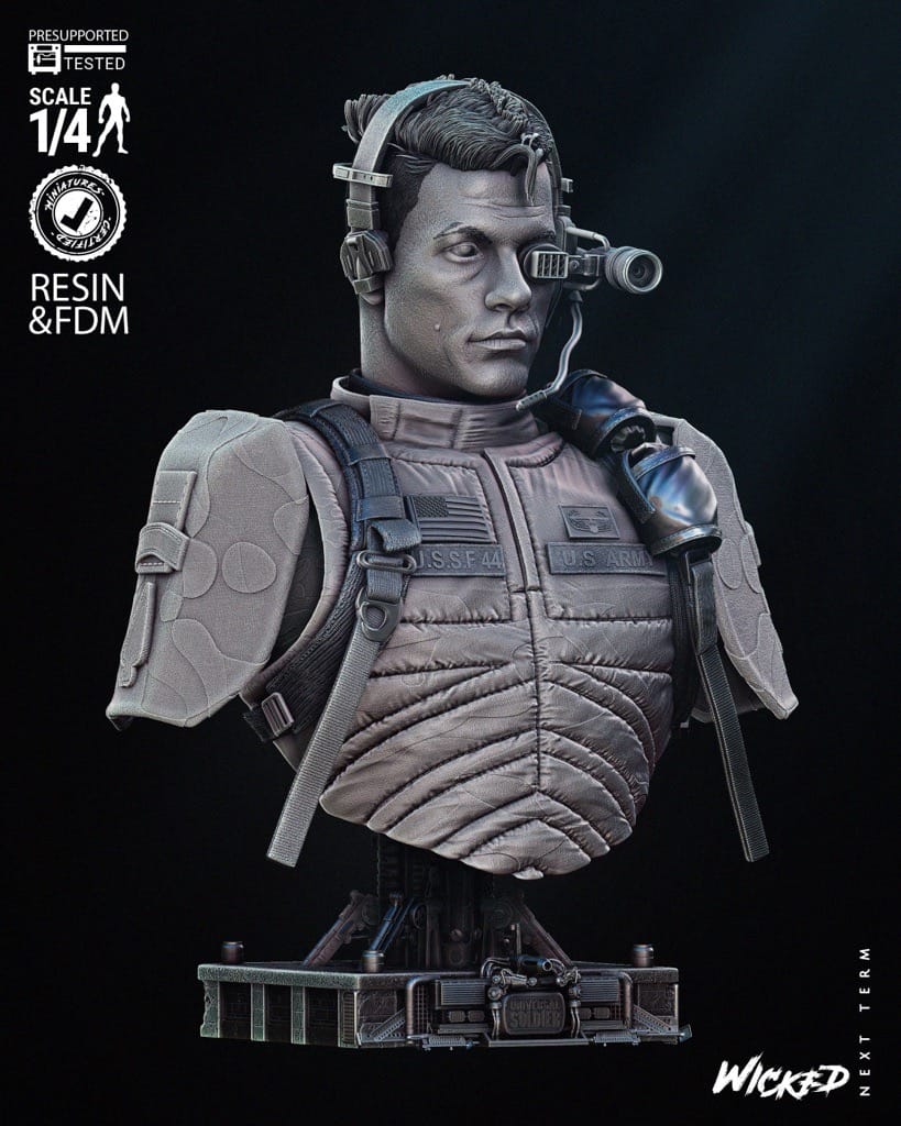 P站图纸印象馆 3DWicked 再造战士 吕克·德弗罗 3DWicked 再造战士 吕克·德弗罗