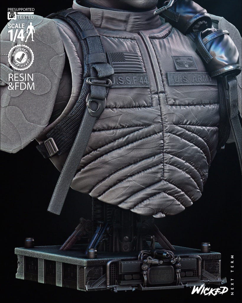 P站图纸印象馆 3DWicked 再造战士 吕克·德弗罗 3DWicked 再造战士 吕克·德弗罗