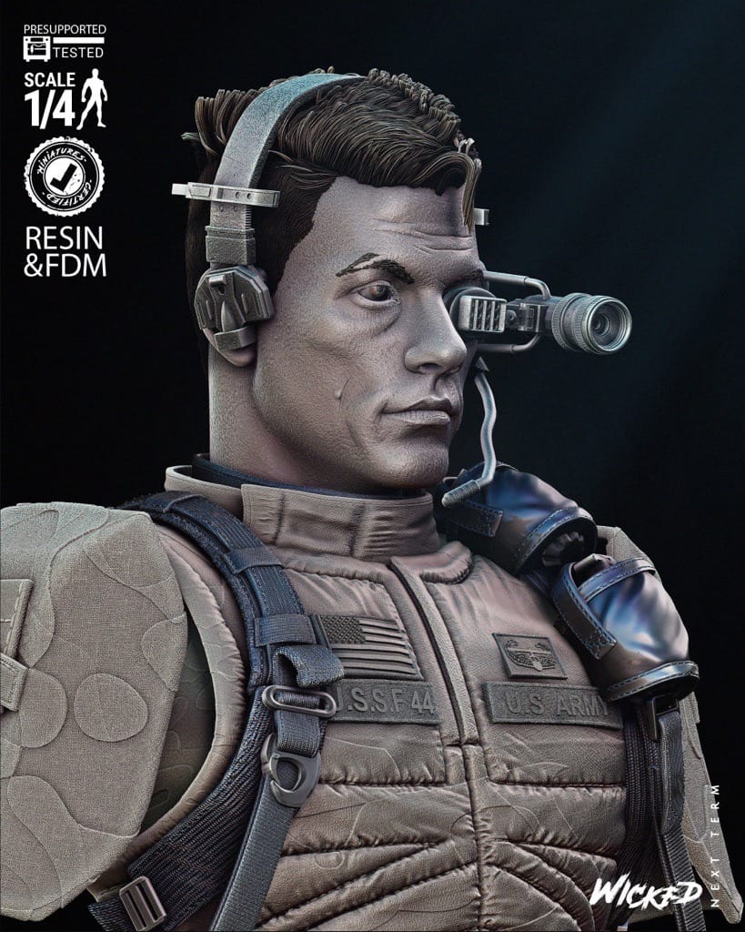 P站图纸印象馆 3DWicked 再造战士 吕克·德弗罗 3DWicked 再造战士 吕克·德弗罗