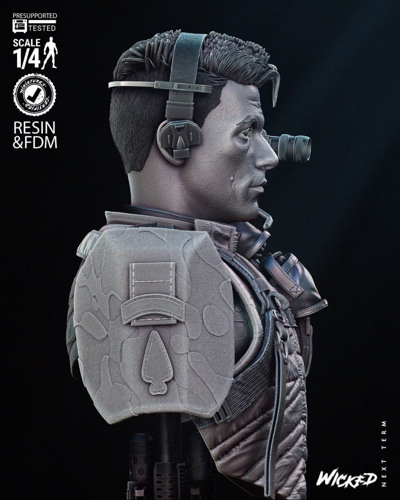 P站图纸印象馆 3DWicked 再造战士 吕克·德弗罗 3DWicked 再造战士 吕克·德弗罗