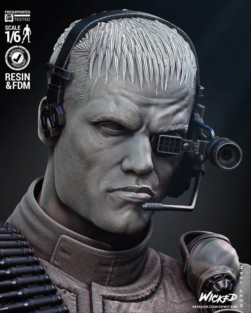 P站图纸印象馆 3DWicked 再造战士 3DWicked 再造战士