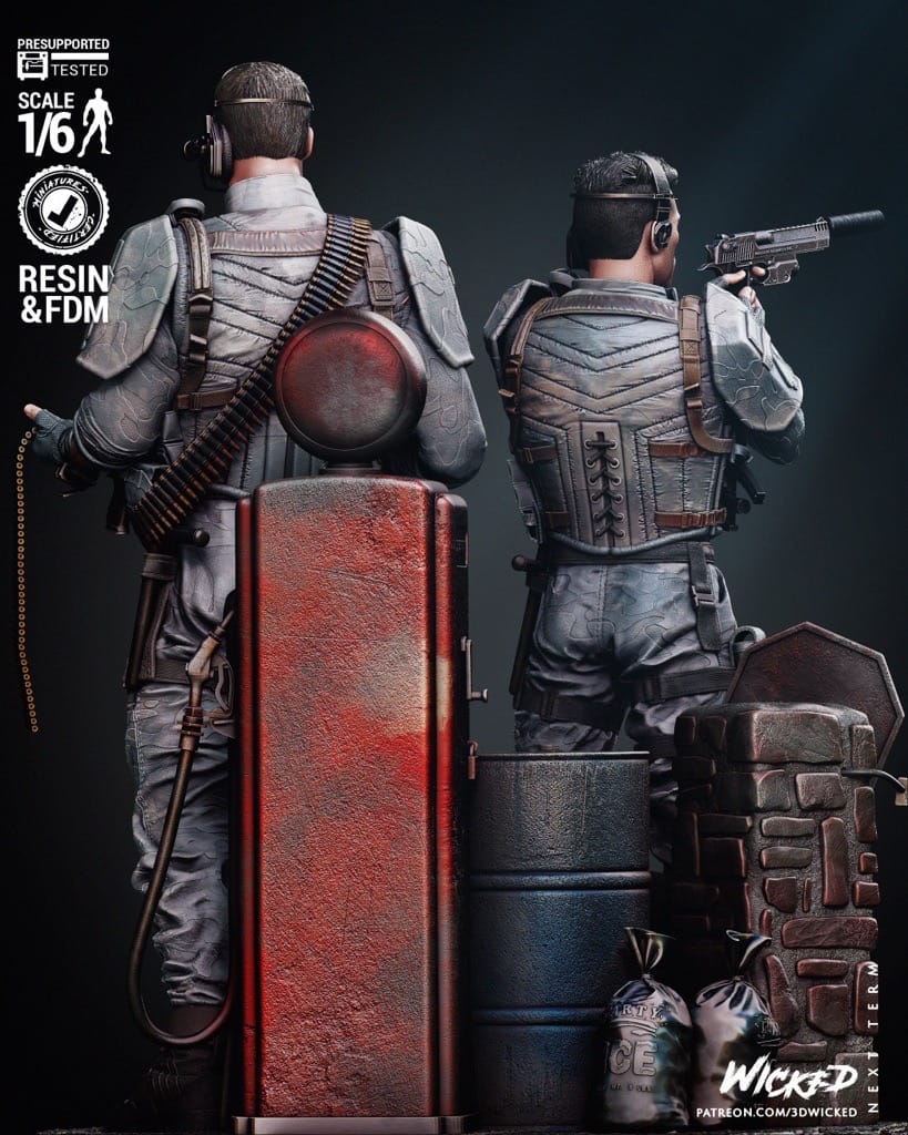 P站图纸印象馆 3DWicked 再造战士 3DWicked 再造战士