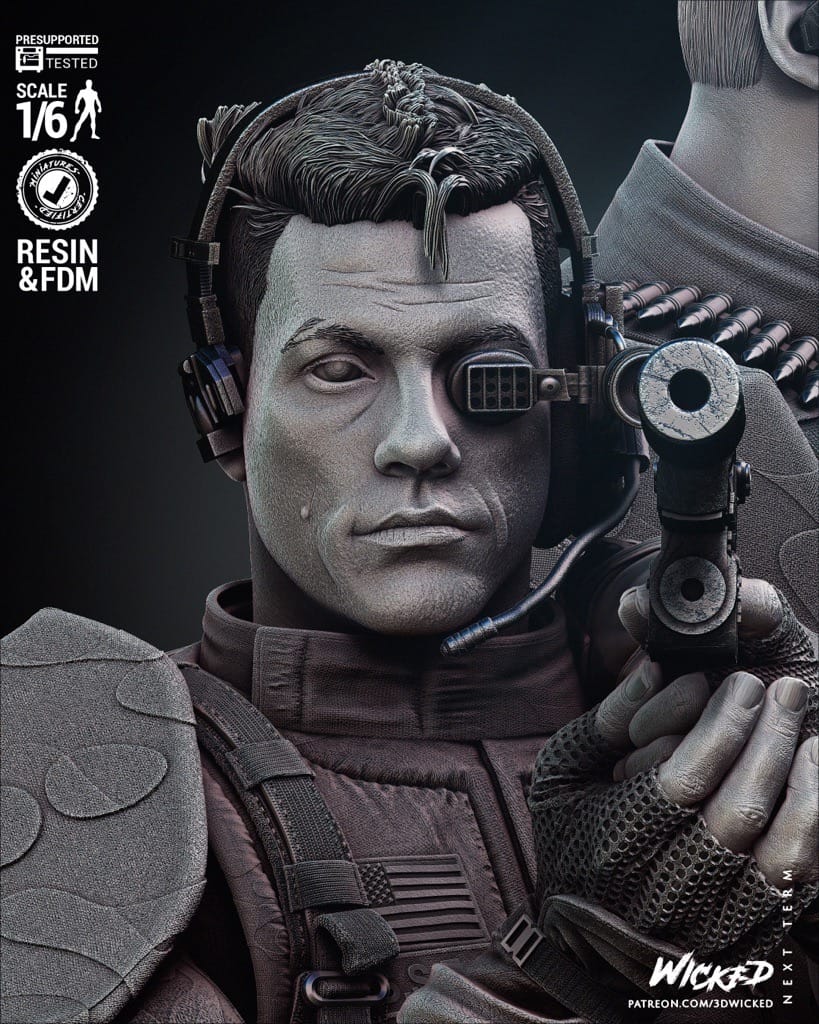 P站图纸印象馆 3DWicked 再造战士 3DWicked 再造战士