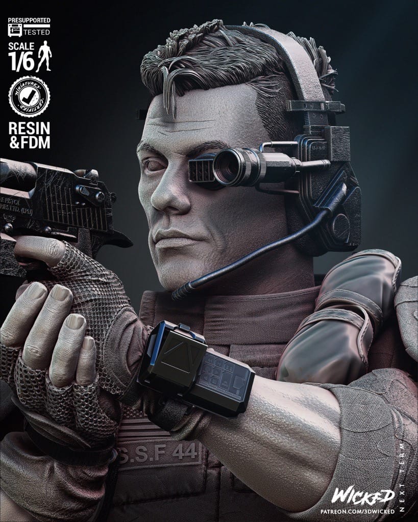 P站图纸印象馆 3DWicked 再造战士 3DWicked 再造战士