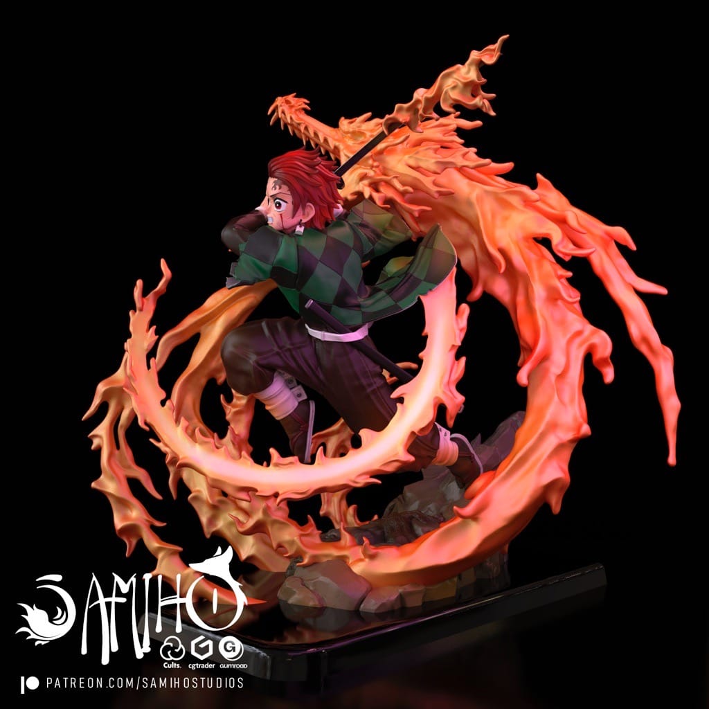 P站图纸印象馆 Samiho 鬼灭之刃 灶门炭治郎 Samiho 鬼灭之刃 灶门炭治郎