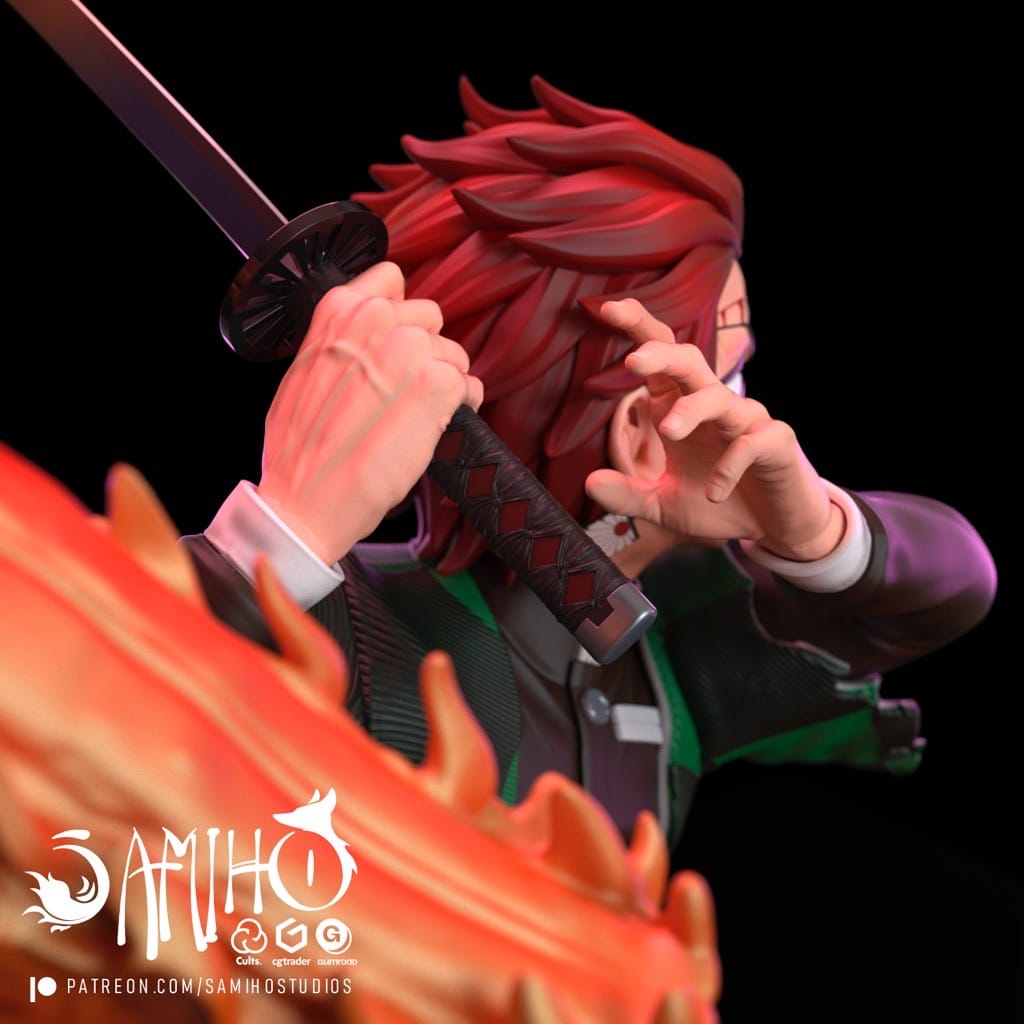 P站图纸印象馆 Samiho 鬼灭之刃 灶门炭治郎 Samiho 鬼灭之刃 灶门炭治郎