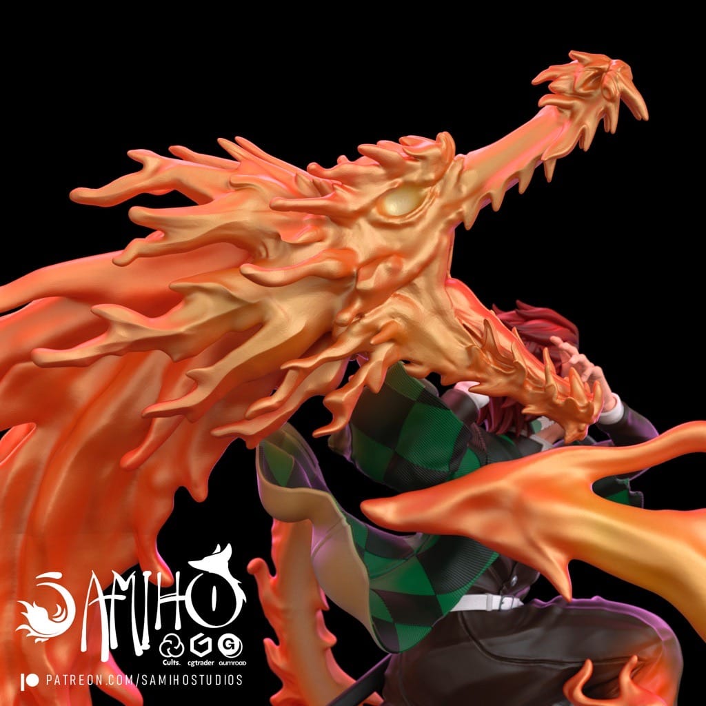 P站图纸印象馆 Samiho 鬼灭之刃 灶门炭治郎 Samiho 鬼灭之刃 灶门炭治郎