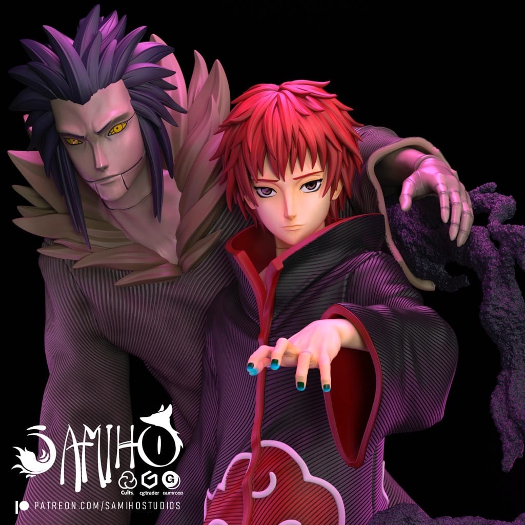 P站图纸印象馆 Samiho 火影忍者 赤砂之蝎 Samiho 火影忍者 赤砂之蝎