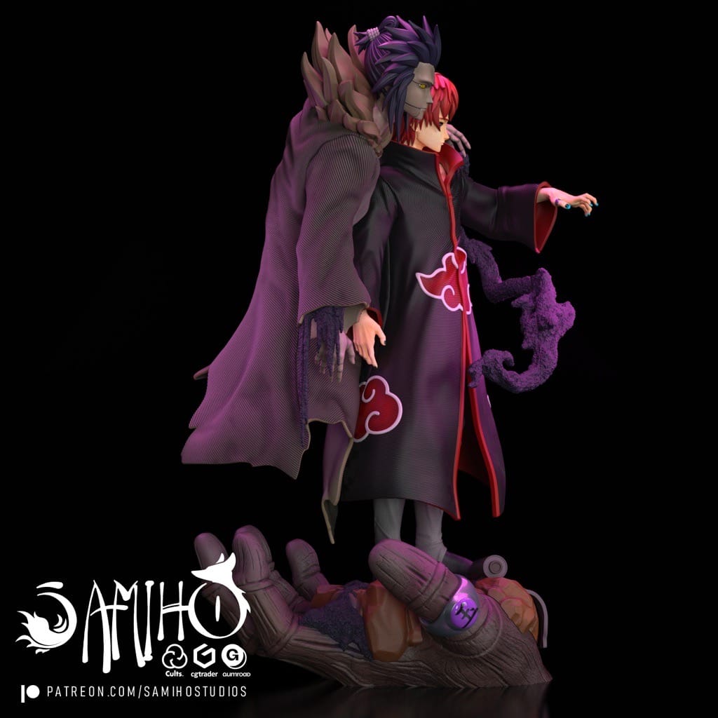 P站图纸印象馆 Samiho 火影忍者 赤砂之蝎 Samiho 火影忍者 赤砂之蝎