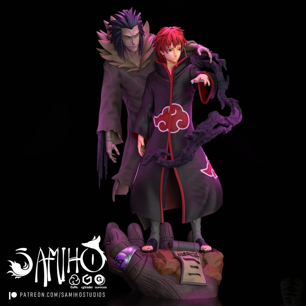 P站图纸印象馆 Samiho 火影忍者 赤砂之蝎 Samiho 火影忍者 赤砂之蝎