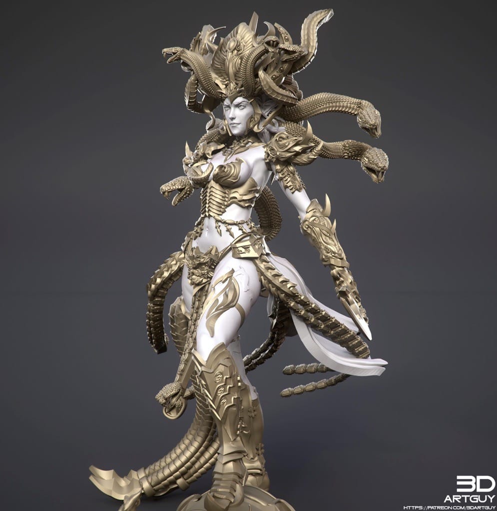 P站图纸印象馆 3DArtGuy 精灵女王 3DArtGuy 精灵女王