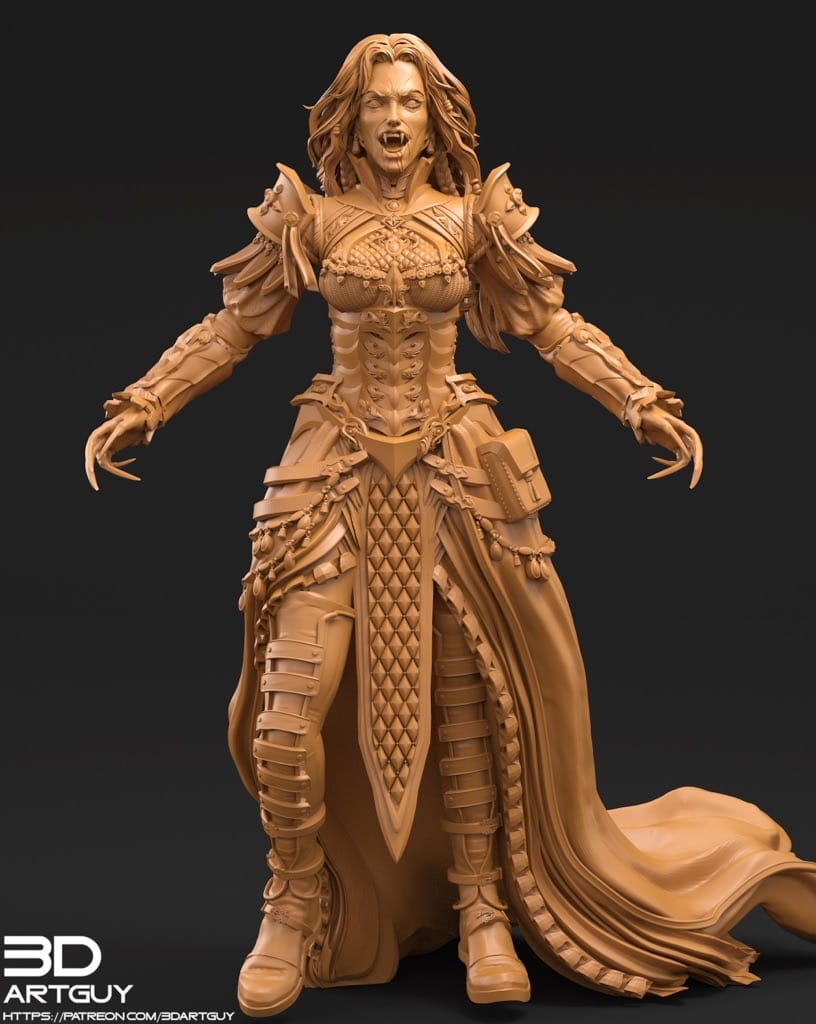 P站图纸印象馆 3DArtGuy 吸血鬼 3DArtGuy 吸血鬼