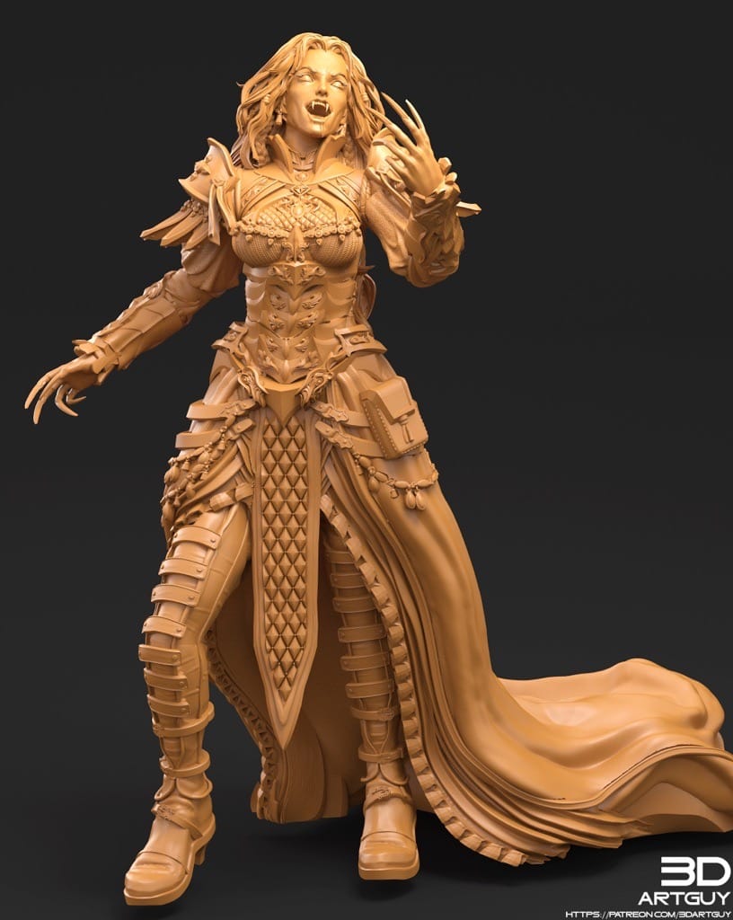 P站图纸印象馆 3DArtGuy 吸血鬼 3DArtGuy 吸血鬼