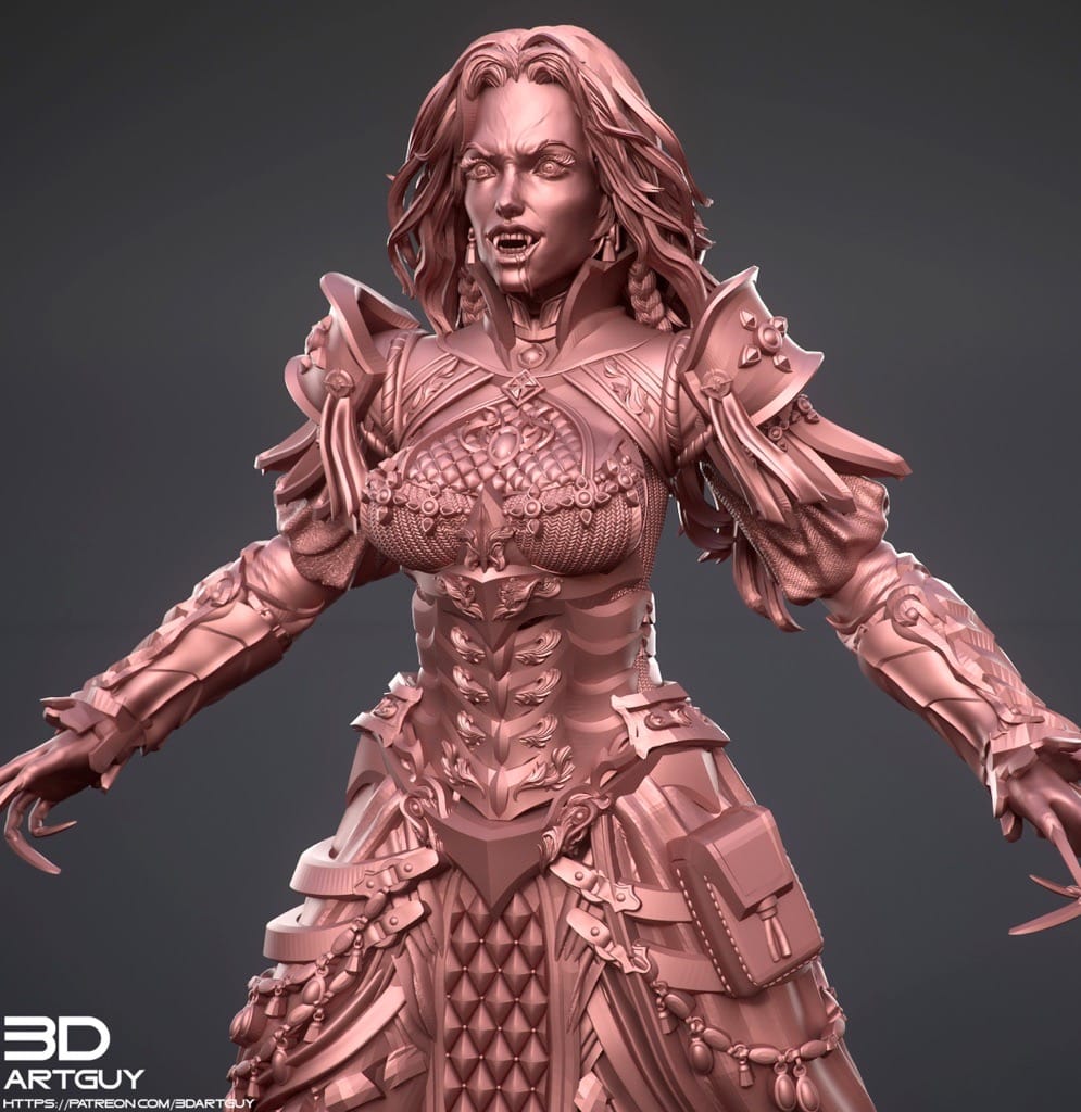 P站图纸印象馆 3DArtGuy 吸血鬼 3DArtGuy 吸血鬼