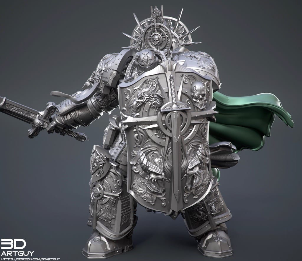 P站图纸印象馆 3DArtGuy 圣骑士 3DArtGuy 圣骑士