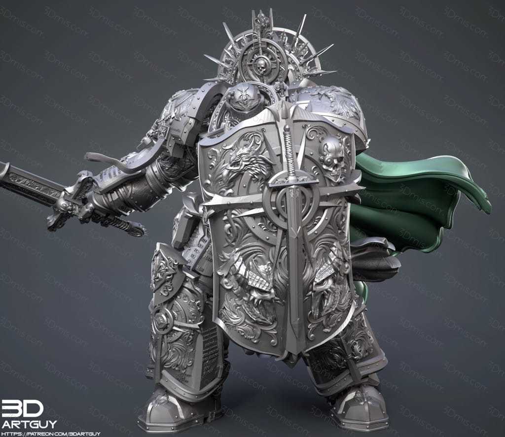 P站图纸印象馆 3DArtGuy 圣骑士 3DArtGuy 圣骑士