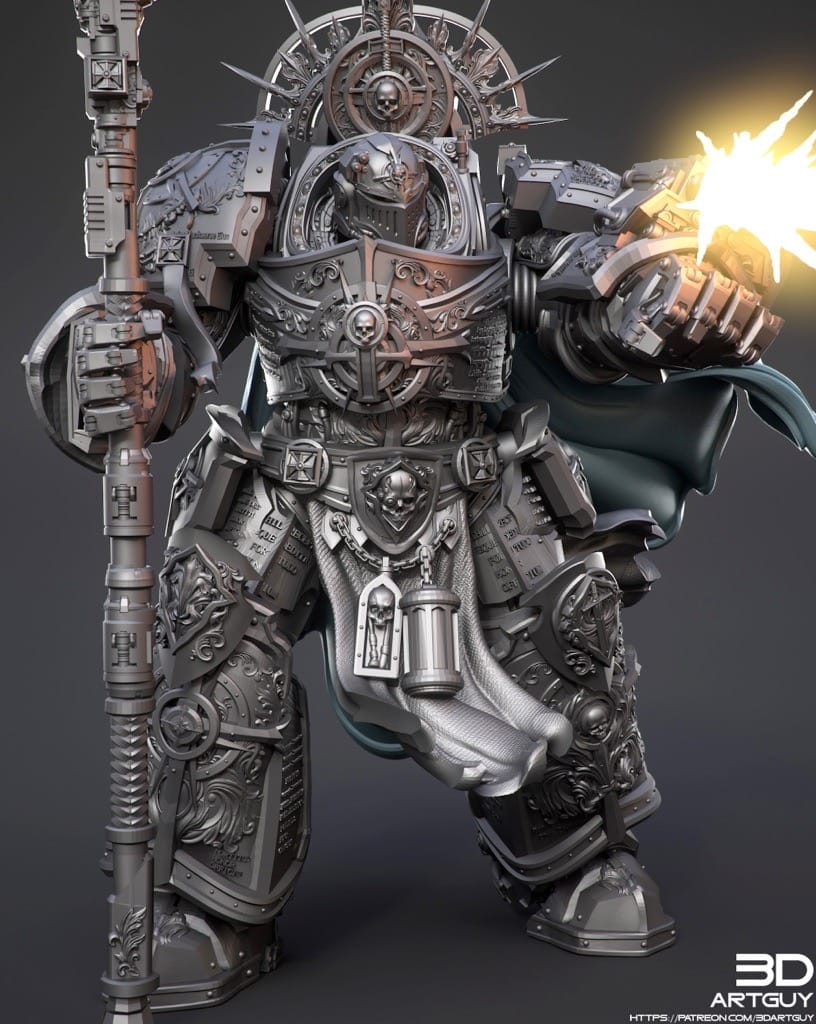 P站图纸印象馆 3DArtGuy 圣骑士 3DArtGuy 圣骑士