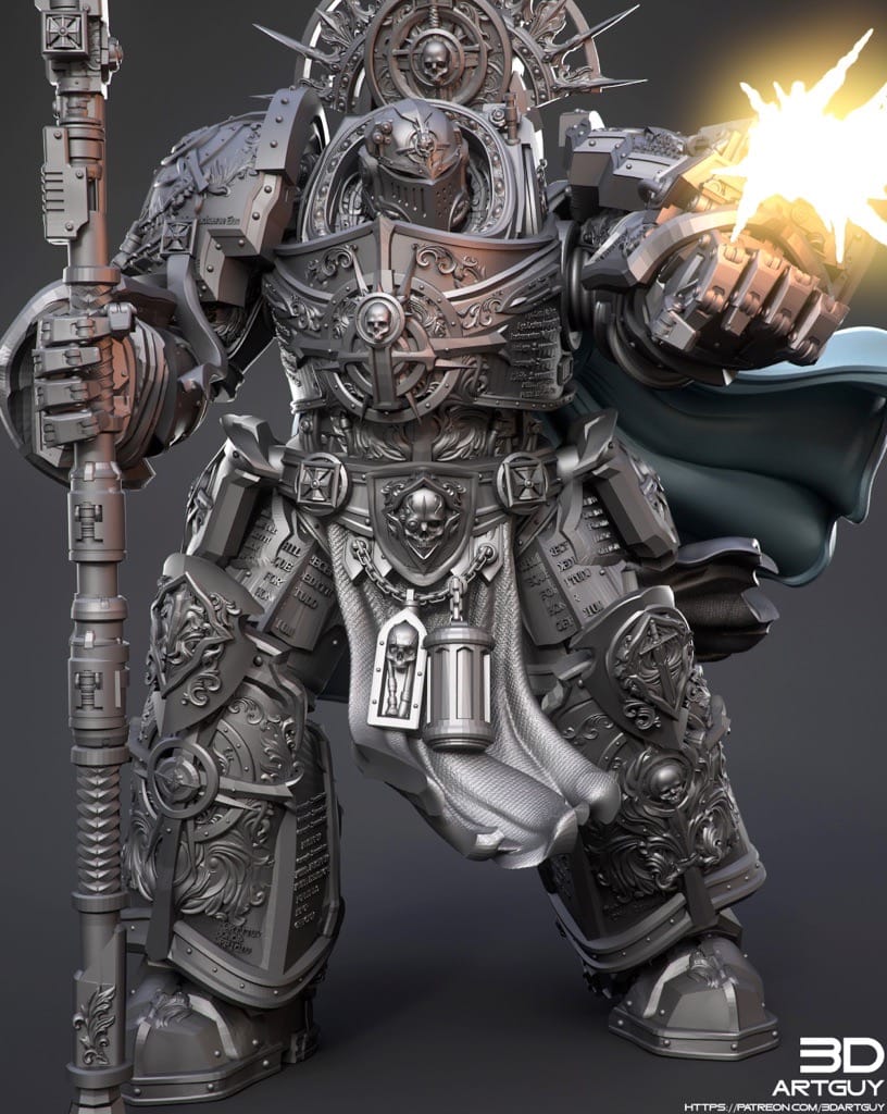 P站图纸印象馆 3DArtGuy 圣骑士 3DArtGuy 圣骑士