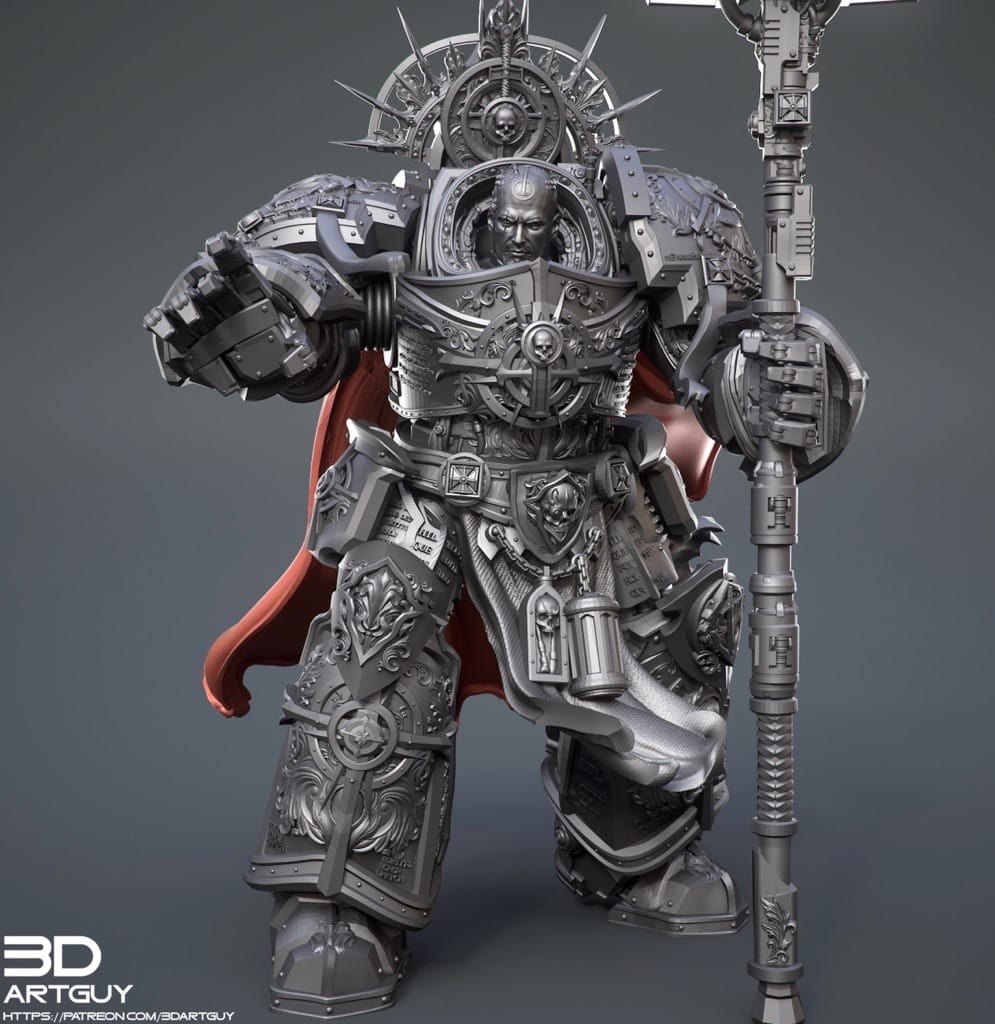 P站图纸印象馆 3DArtGuy 圣骑士 3DArtGuy 圣骑士