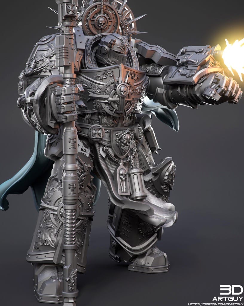 P站图纸印象馆 3DArtGuy 圣骑士 3DArtGuy 圣骑士