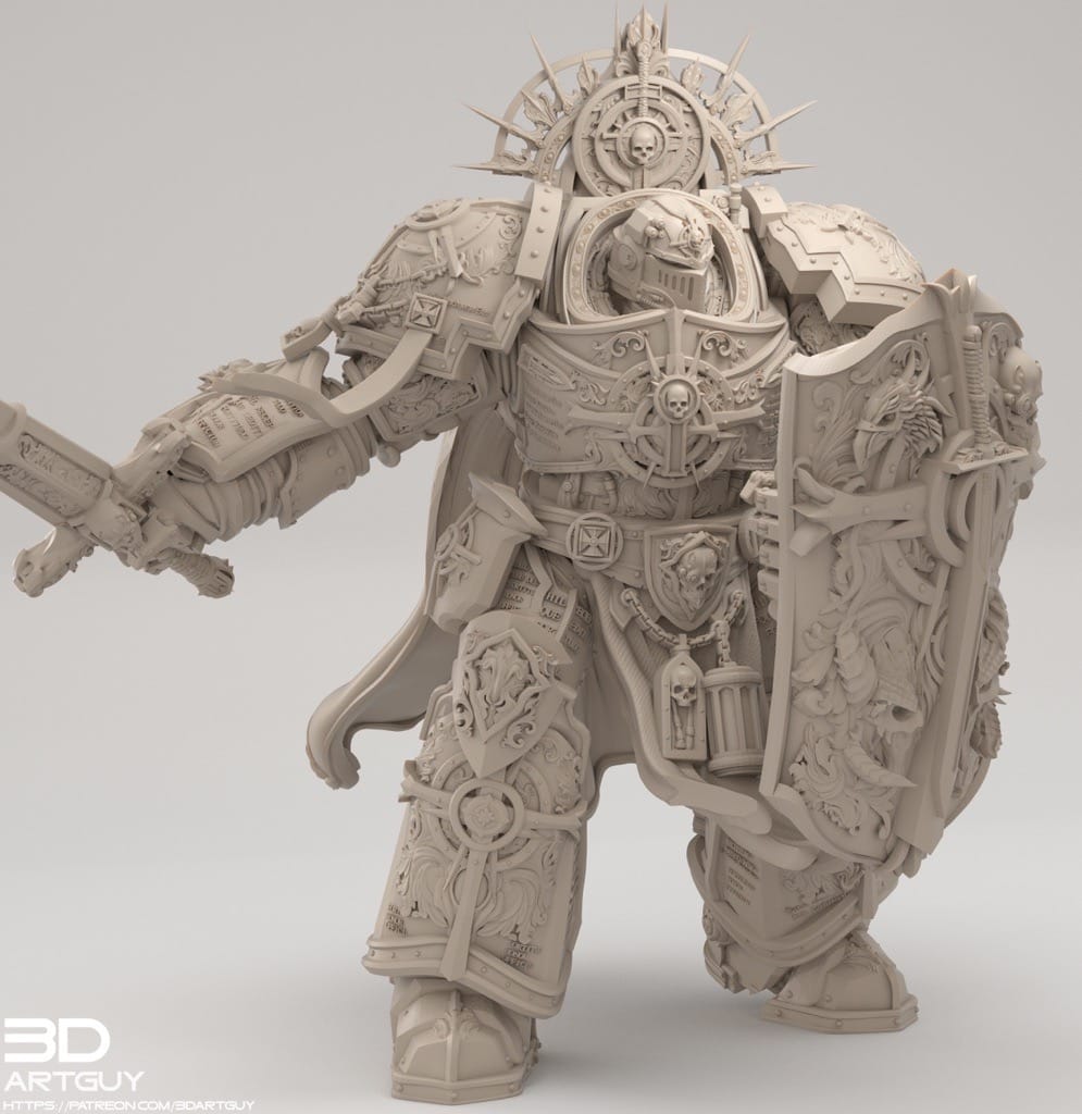 P站图纸印象馆 3DArtGuy 圣骑士 3DArtGuy 圣骑士