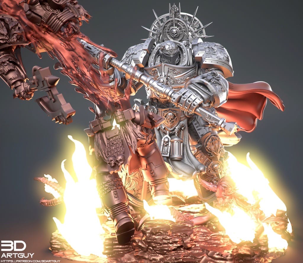 P站图纸印象馆 3DArtGuy 圣骑士 3DArtGuy 圣骑士