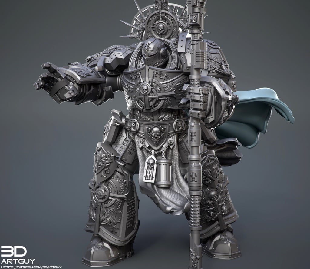 P站图纸印象馆 3DArtGuy 圣骑士 3DArtGuy 圣骑士