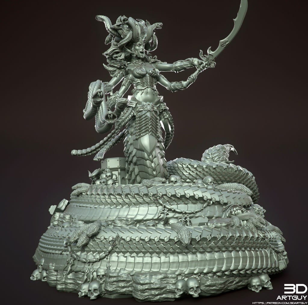 P站图纸印象馆 3DArtGuy 女王 3DArtGuy 女王