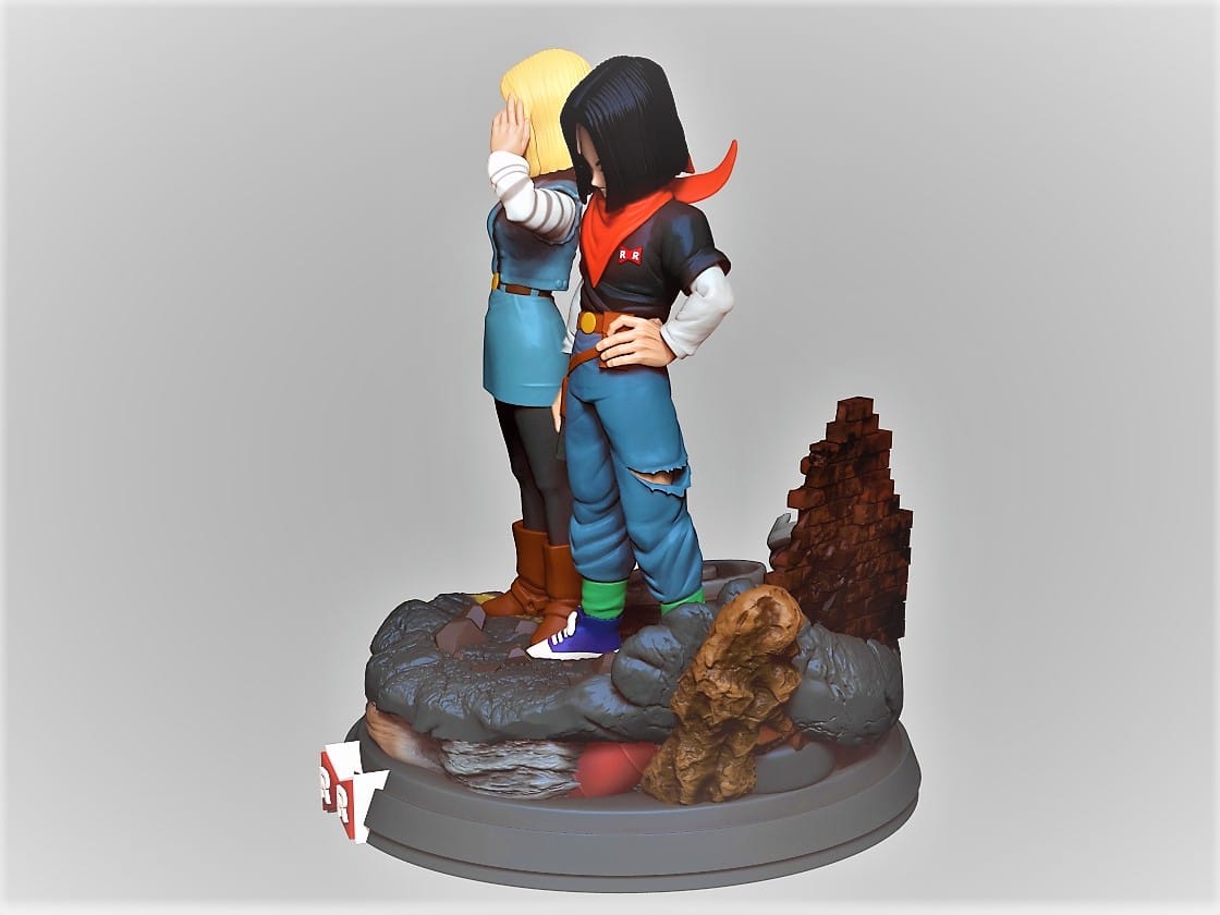 P站图纸印象馆 人造人18号和17号 人造人18号和17号