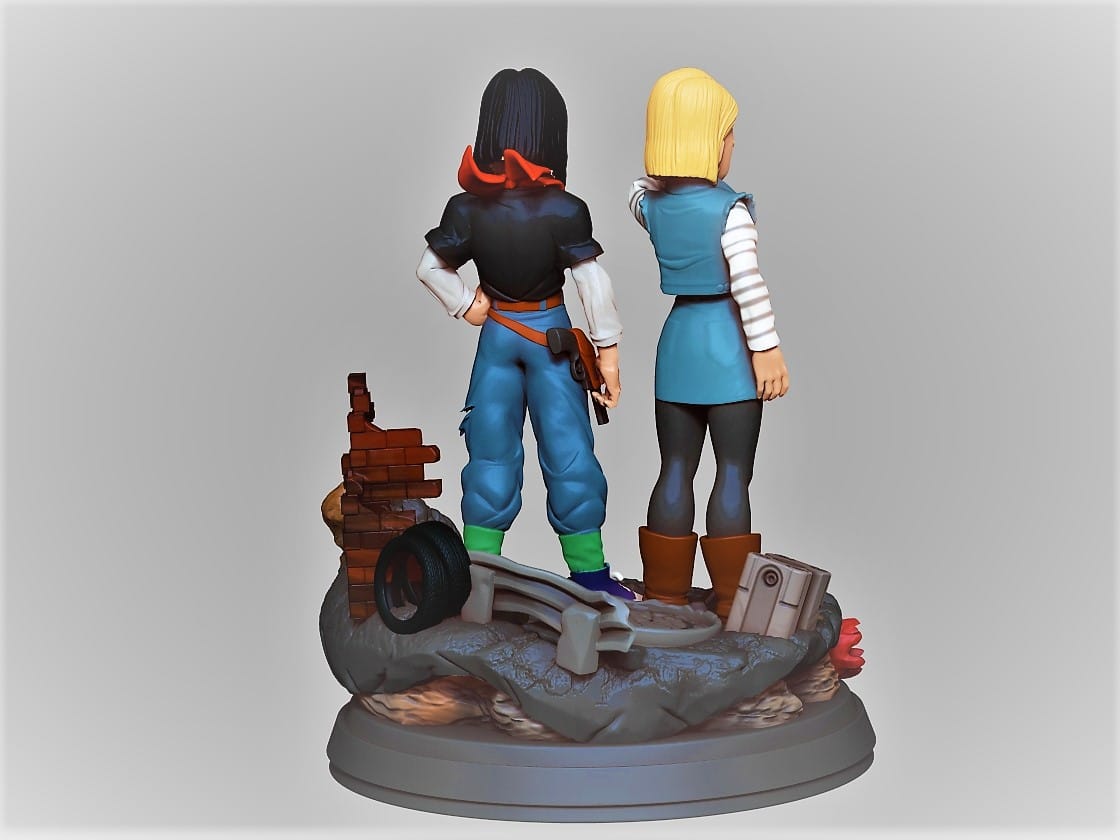 P站图纸印象馆 人造人18号和17号 人造人18号和17号