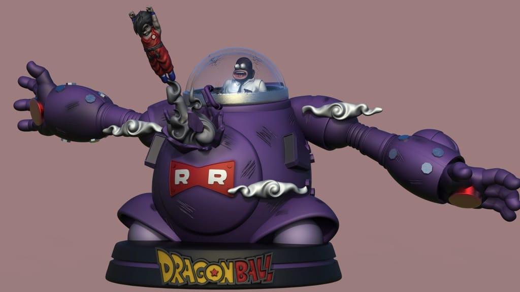 P站图纸印象馆 悟空对战机器人 悟空对战机器人