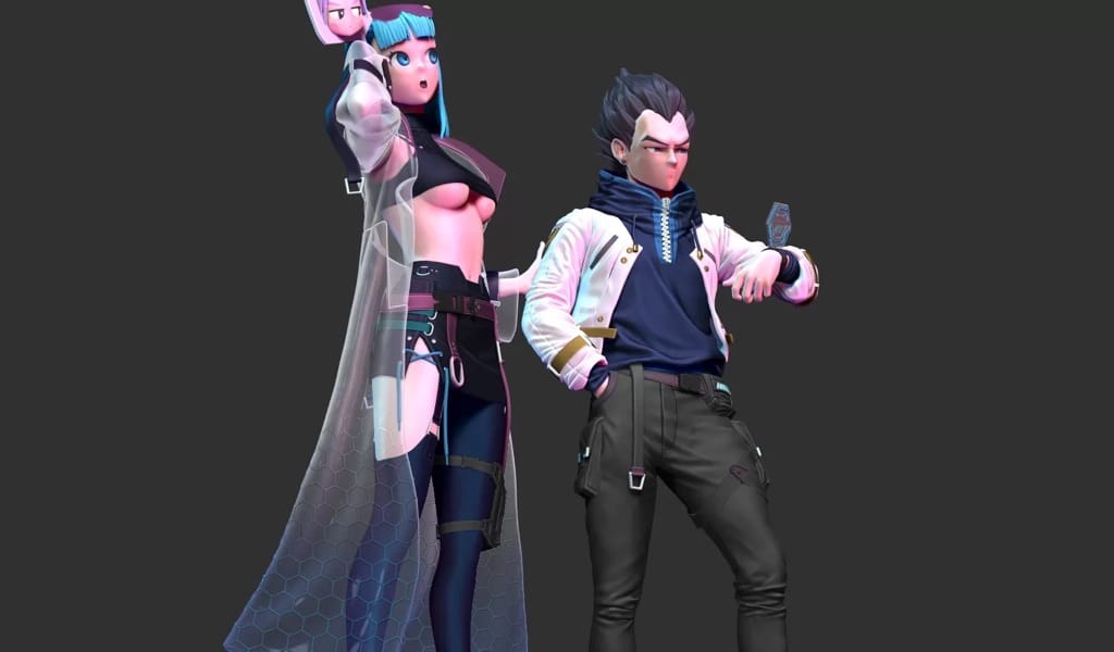 P站图纸印象馆 布尔玛和贝吉塔 布尔玛和贝吉塔