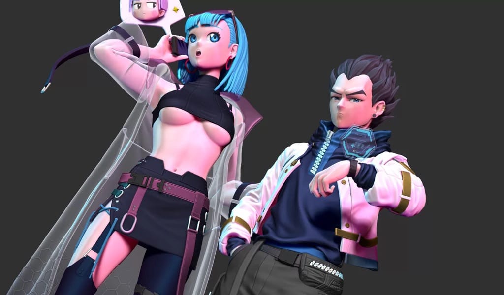 P站图纸印象馆 布尔玛和贝吉塔 布尔玛和贝吉塔