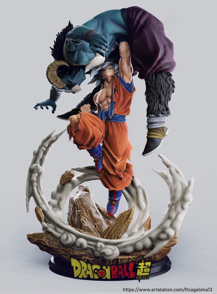 P站图纸印象馆 悟空对战魔罗 悟空对战魔罗