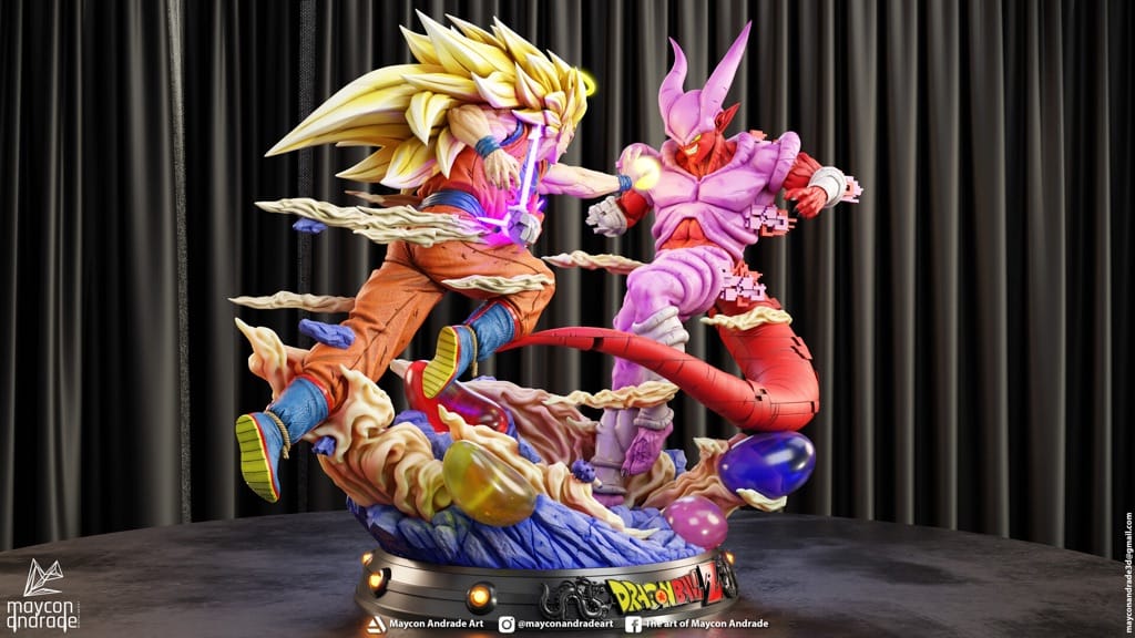 P站图纸印象馆 悟空对战邪念波 悟空对战邪念波