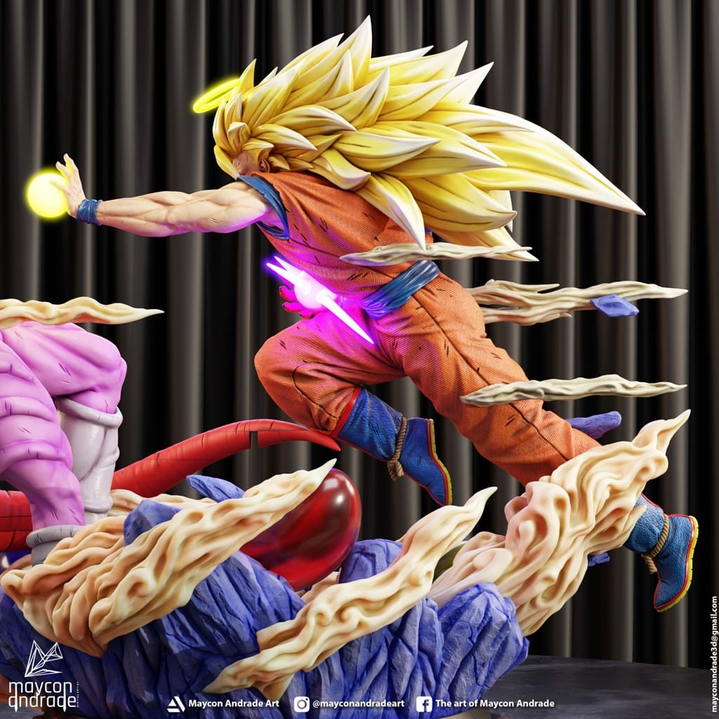 P站图纸印象馆 悟空对战邪念波 悟空对战邪念波