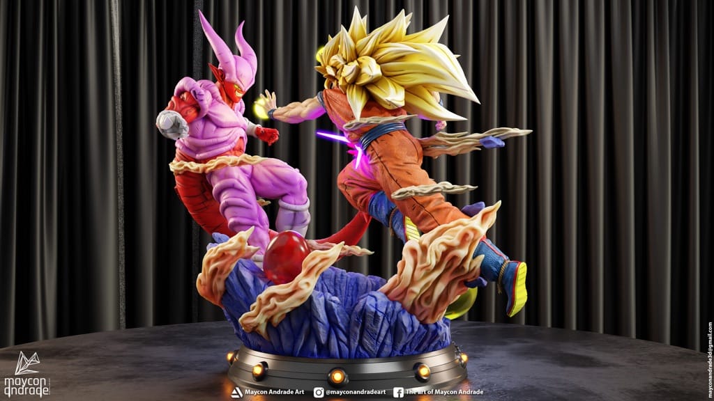 P站图纸印象馆 悟空对战邪念波 悟空对战邪念波