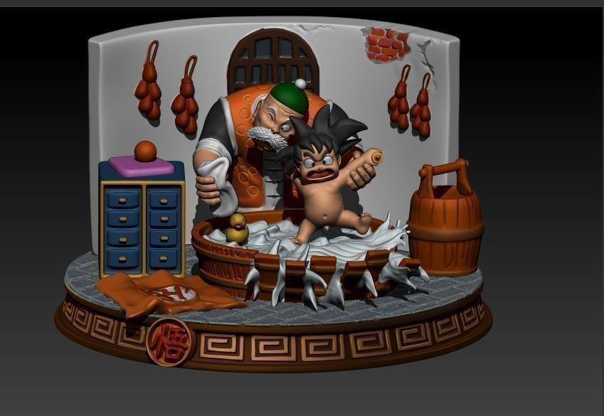 P站图纸印象馆 悟空和爷爷 悟空和爷爷