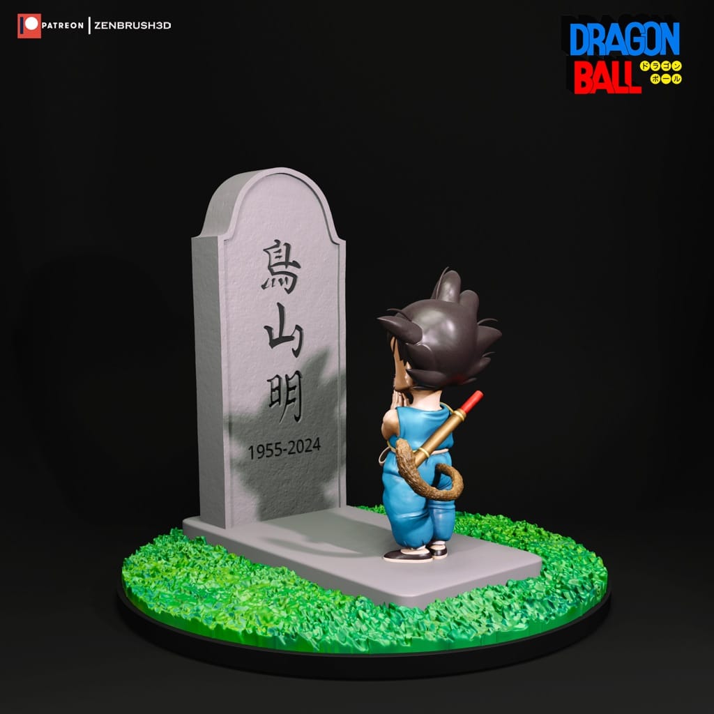 P站图纸印象馆 悟空祭奠鸟山明 悟空祭奠鸟山明