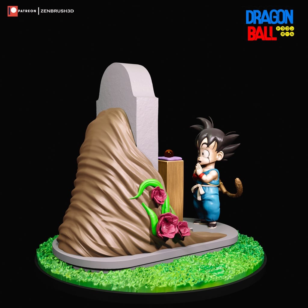 P站图纸印象馆 悟空祭奠鸟山明 悟空祭奠鸟山明