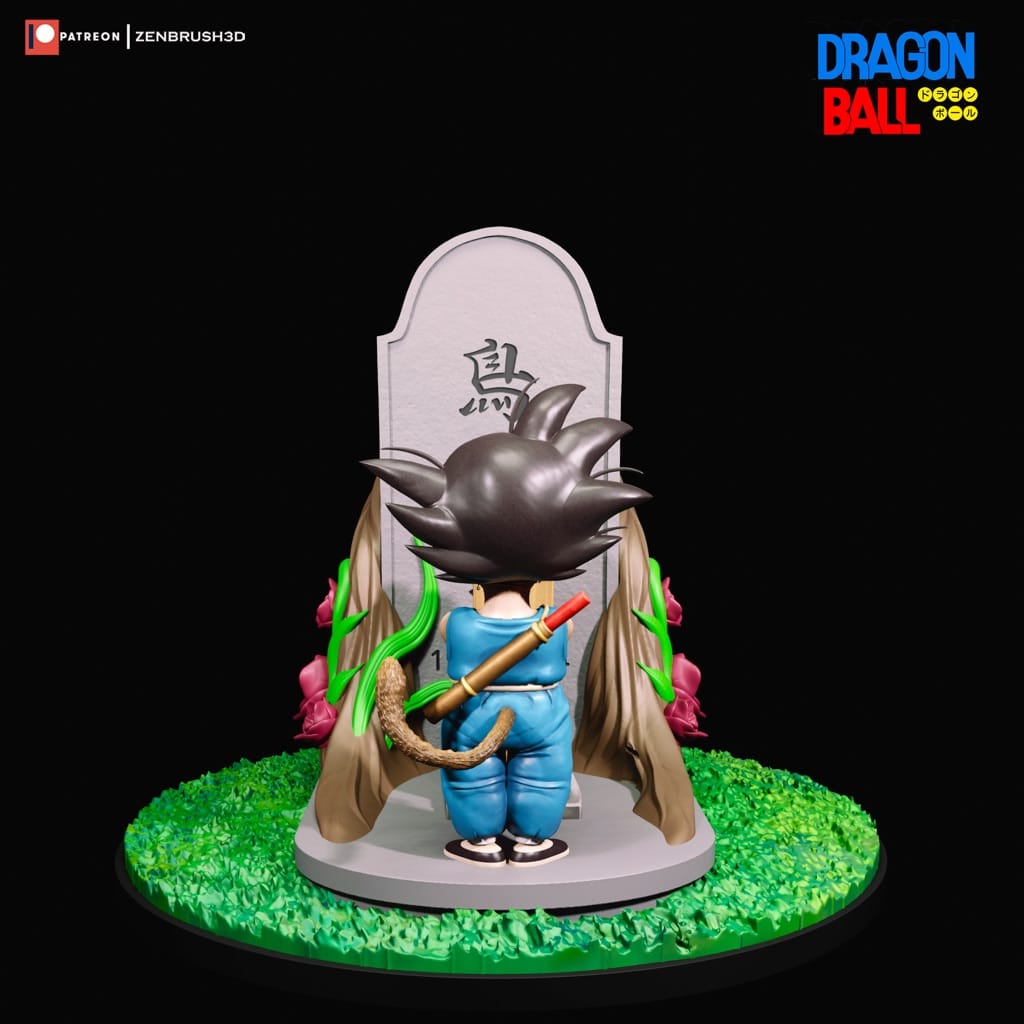 P站图纸印象馆 悟空祭奠鸟山明 悟空祭奠鸟山明