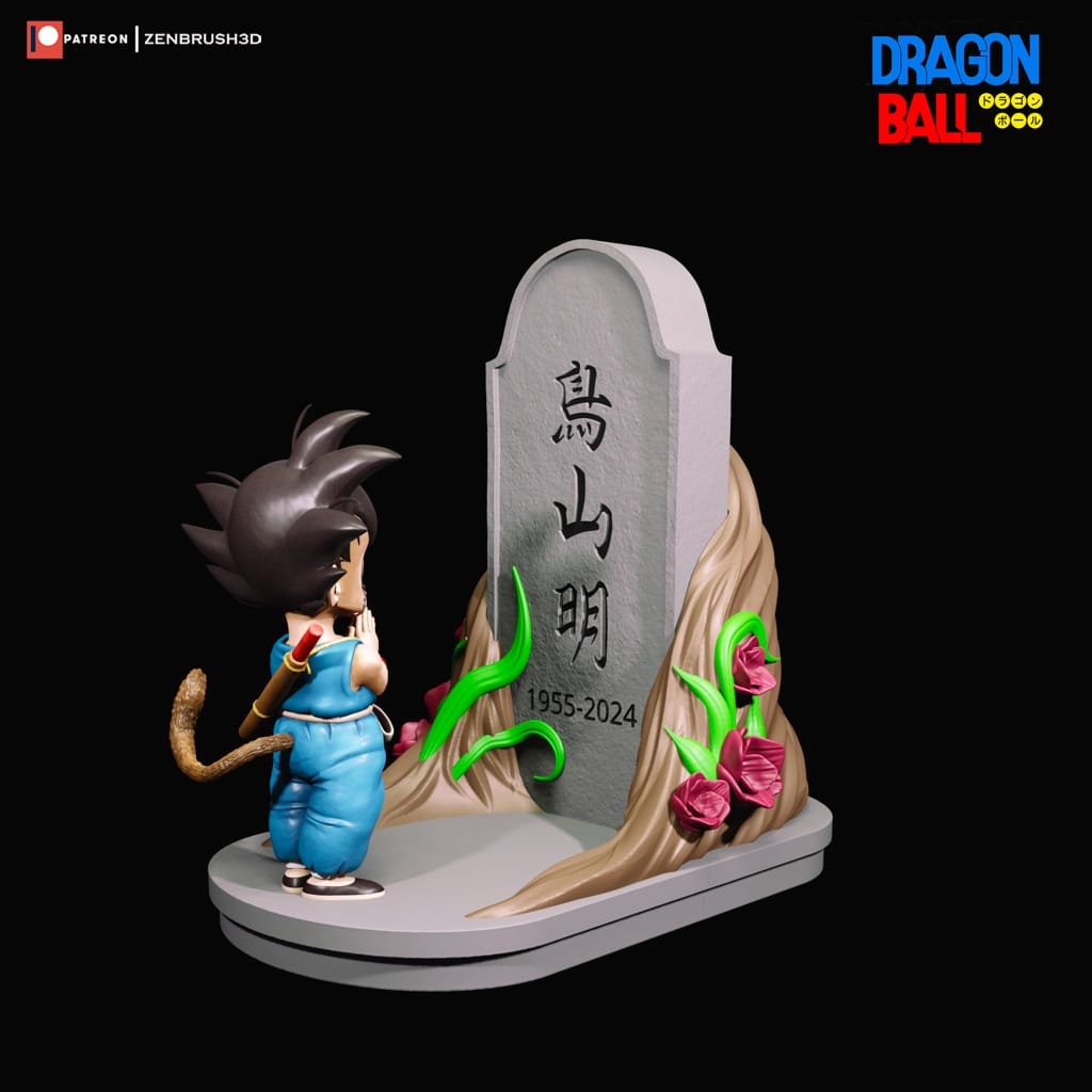 P站图纸印象馆 悟空祭奠鸟山明 悟空祭奠鸟山明